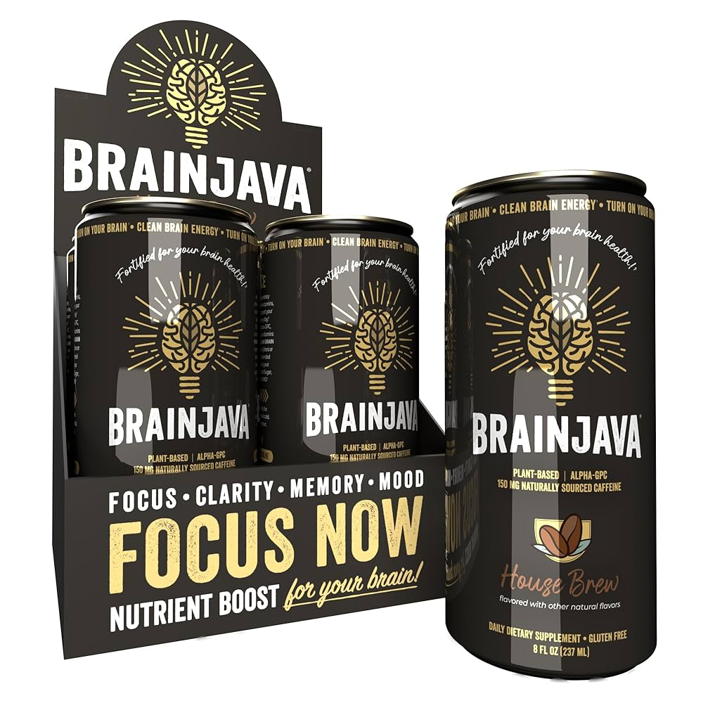 Amazon.com: BRAINJAVA House Brew Ready To Drink Coffee, 4